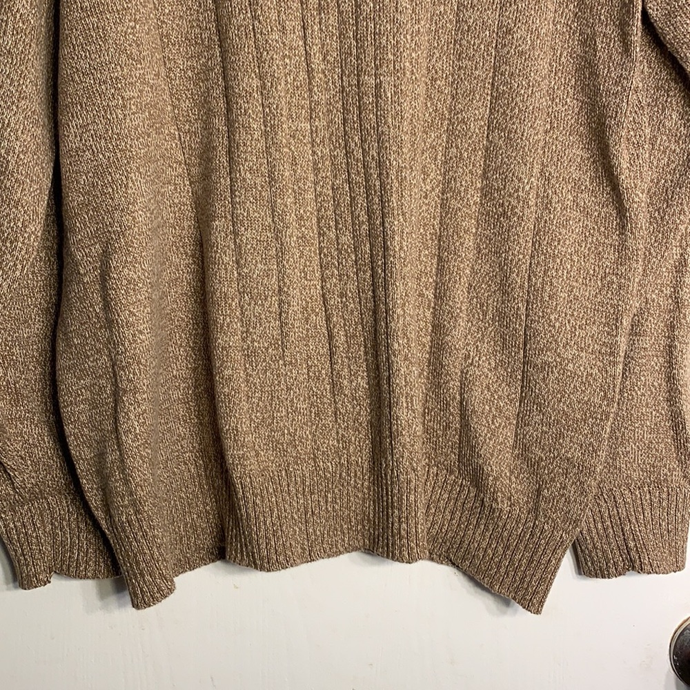 Northwest Territory Beige Pullover Zip-Up Sweater Men’s XL - Picture 7 of 8